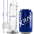 X RAY - KLARER HAHN MIT BLLEN 15.5 CM -O- 3.5 CM