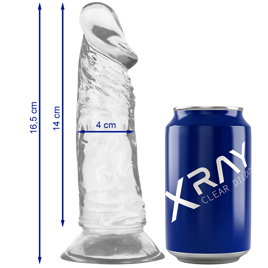 GAUCHE CLAIR GODEMICHET TRANSPARENT 16.5CM X 4CM