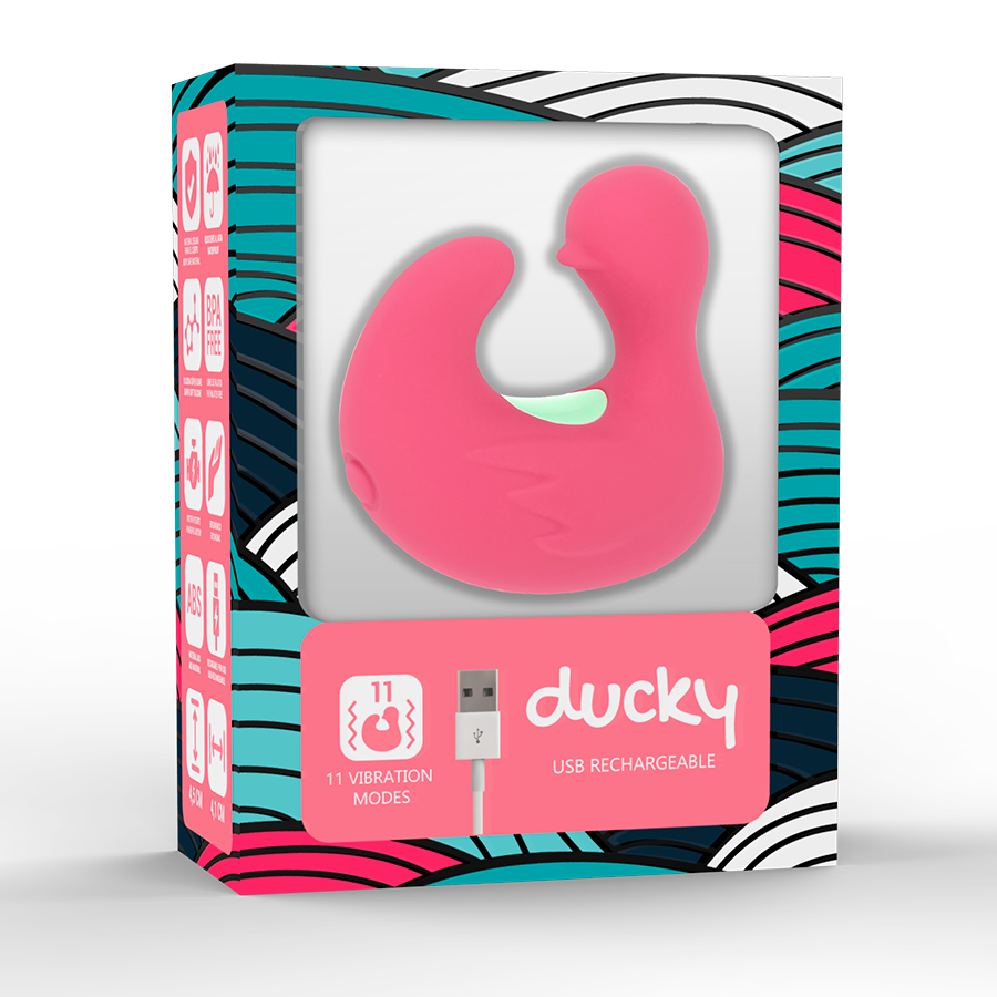 HAPPY LOKY - DUCKYMANIA STIMULATEUR DE DOIGTS RECHARGEABLE EN SILICONE