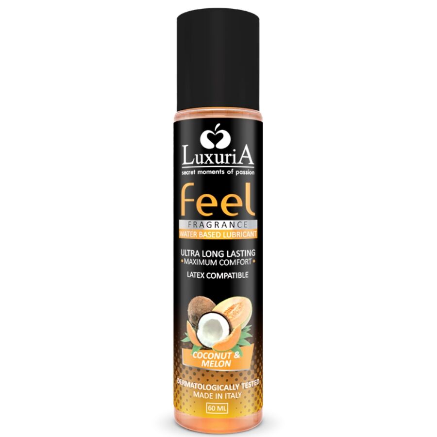 INTIMATELINE - LUBRIFIANT LUXURIA FEEL À BASE D'EAU NOIX DE COCO ET MELON 60 ML