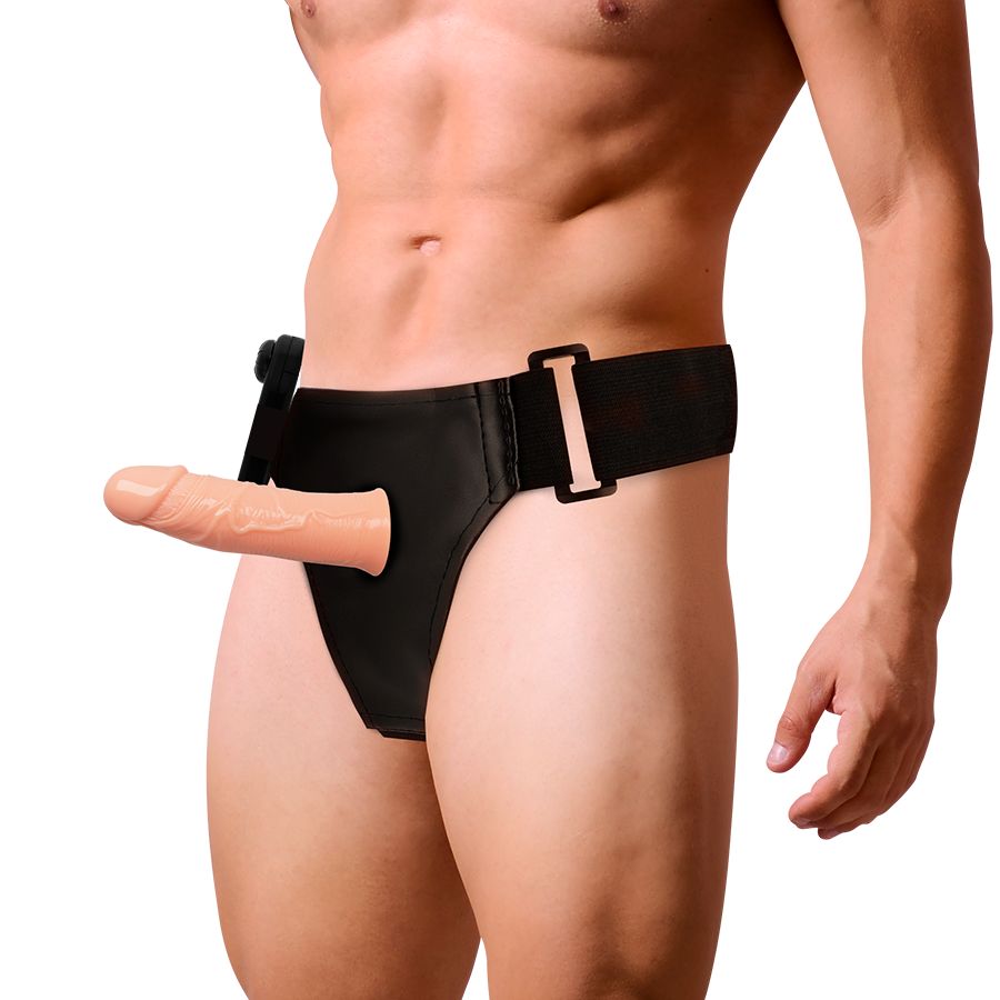 HARNAIS ATTRACTION - GREGORY HOLLOW RNES AVEC VIBRATEUR 16.5 CM -O- 4.3 CM
