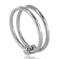 METAL HARD - ANNEAU DOUBLE GLAND, 28 MM