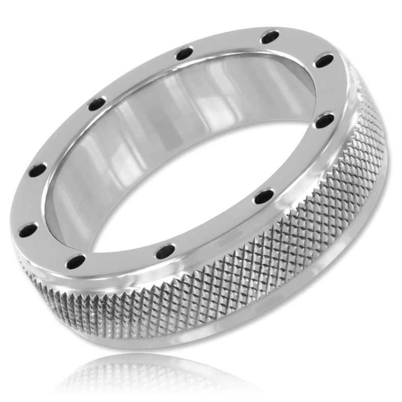 METAL HARD - ANNEAU EN MÉTAL POUR PÉNIS ET TESTICULES 45 MM