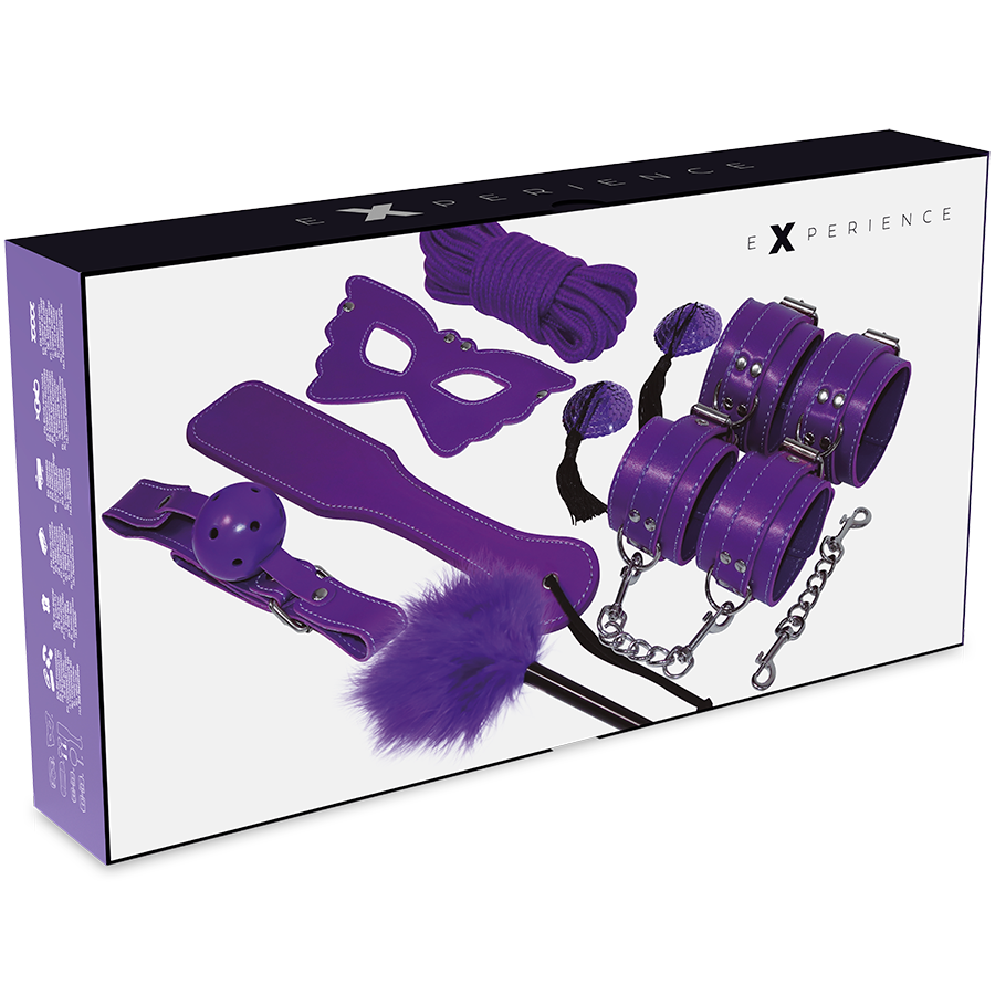 EXPERIENCE - KIT BDSM-FÉTICHE SÉRIE VIOLETTE