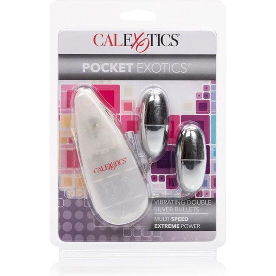 CALEXOTICS - BOULES VIBRANTES ARGENT DUO