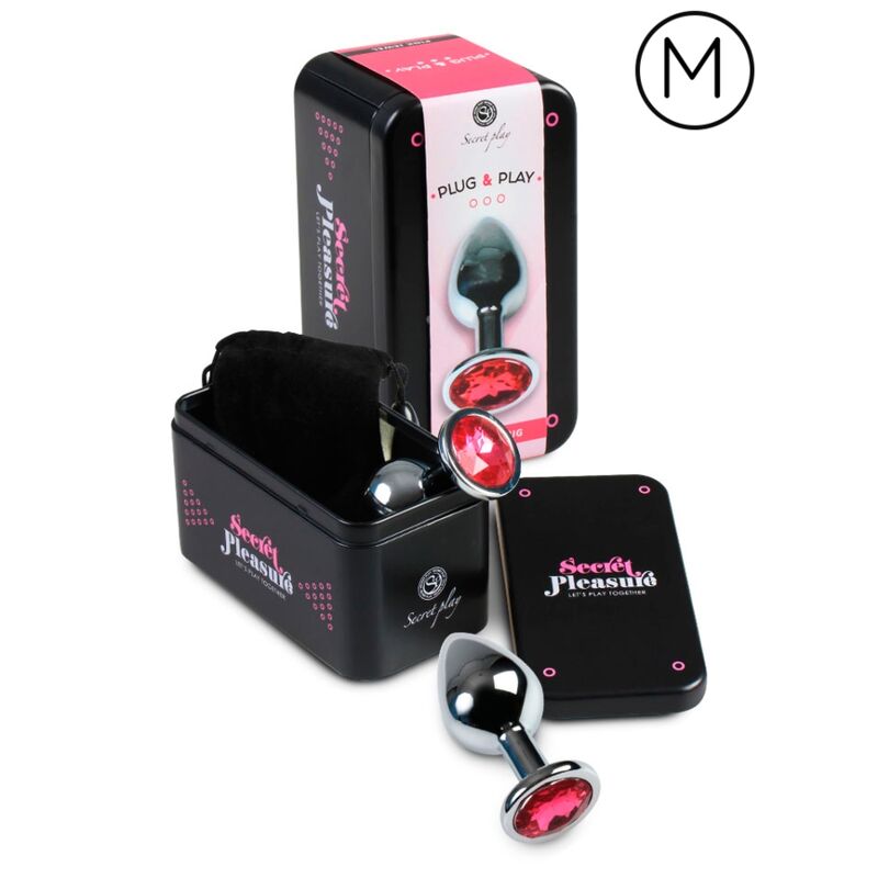 SECRETPLAY - PLUG ANAL FUSCHIA 8 CM