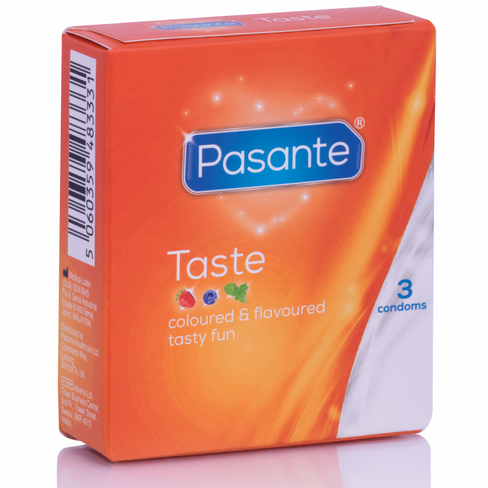 PRÉSENTATION - PRÉSERVATIFS SAVEURS 3 PIÈCES