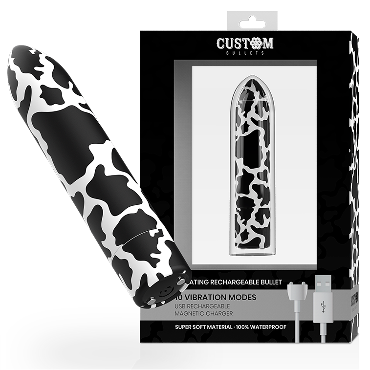BALLES PERSONNALISÉES - BALLE VACHE RECHARGEABLE 10 INTENSITÉS