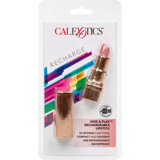 CALEXOTICS - ROUGE À LÈVRES RECHARGEABLE BALA CACHEZ ET JOUEZ ROSE TENDRE