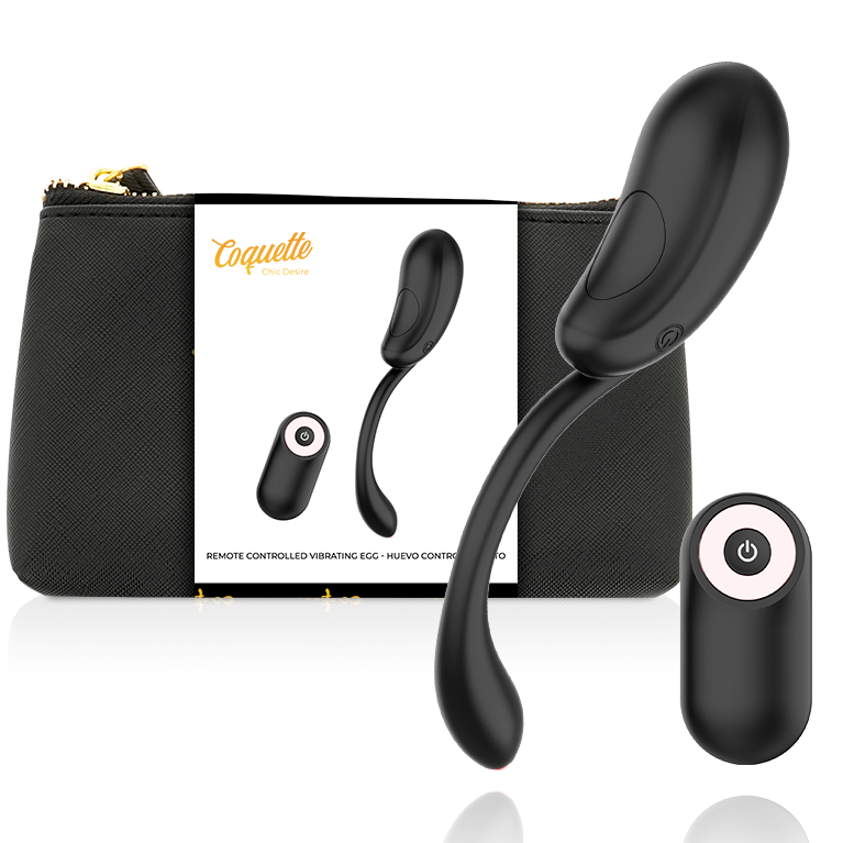 COQUETTE CHIC DESIRE - TÉLÉCOMMANDE VIBRANTE RECHARGEABLE NOIR/OR