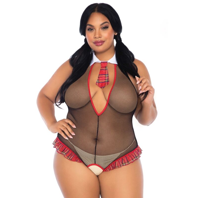 LEG AVENUE - TEDDY ÉCOLIÈRE SANS ENTREJ. TAILLE PLUS