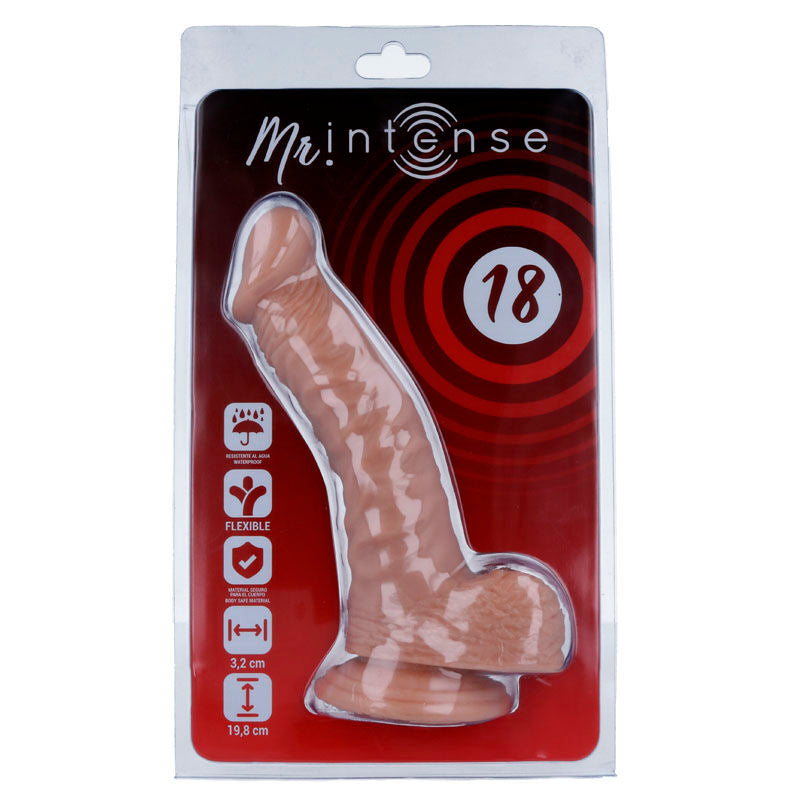MR INTENSE - PÉNIS RÉALISTE 18 - 19.8 CM -O- 3.2 CM