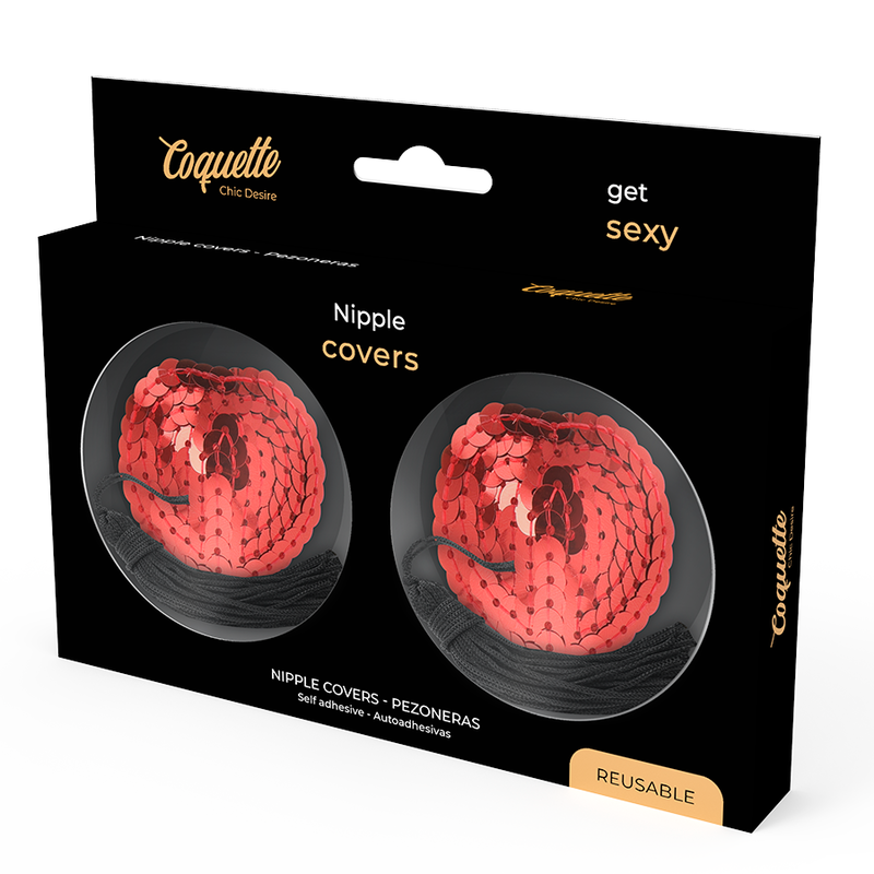 COQUETTE CHIC DESIRE - CACHE-TÉTONS ROUGES