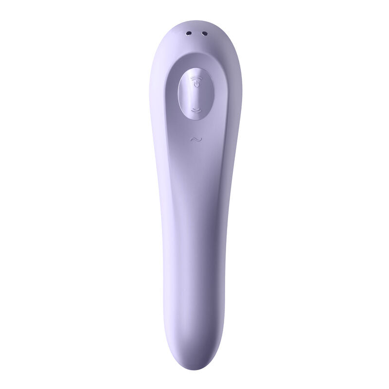 SATISFYER - VIBREUR À IMPULSIONS D'AIR DOUBLE PLAISIR MAUVE
