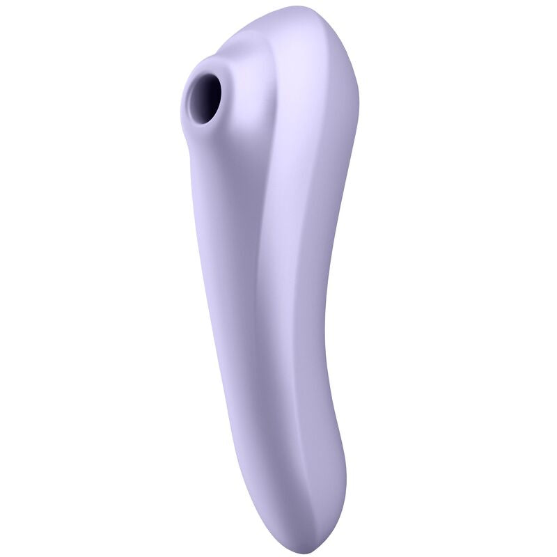 SATISFYER - VIBREUR À IMPULSIONS D'AIR DOUBLE PLAISIR MAUVE