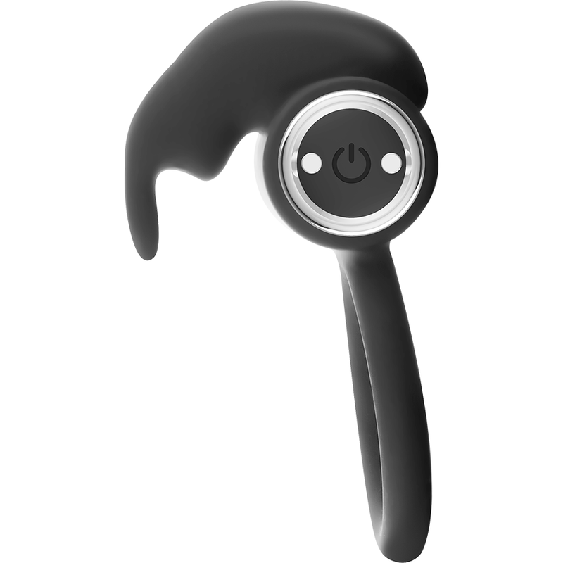 NOIR & ARGENT - ANNEAU RECHARGEABLE BURTON 10 MODES DE VIBRATION