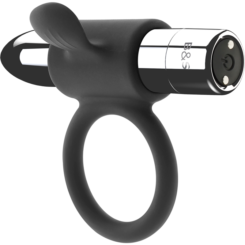 BLACK&SILVER - CAMERON ANNEAU RECHARGEABLE ARGENT