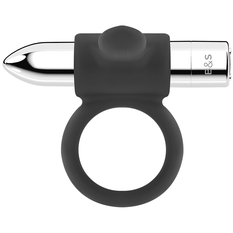 BLACK&SILVER - CAMERON ANNEAU RECHARGEABLE ARGENT