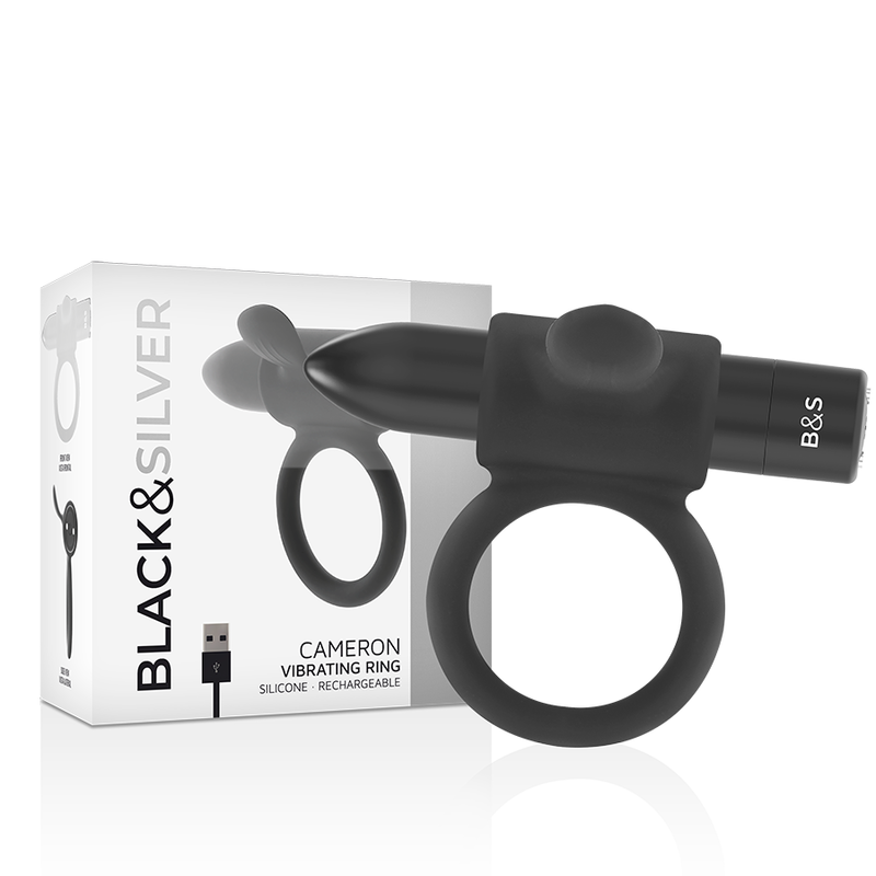 BLACK&SILVER - CAMERON BAGUE RECHARGEABLE NOIR
