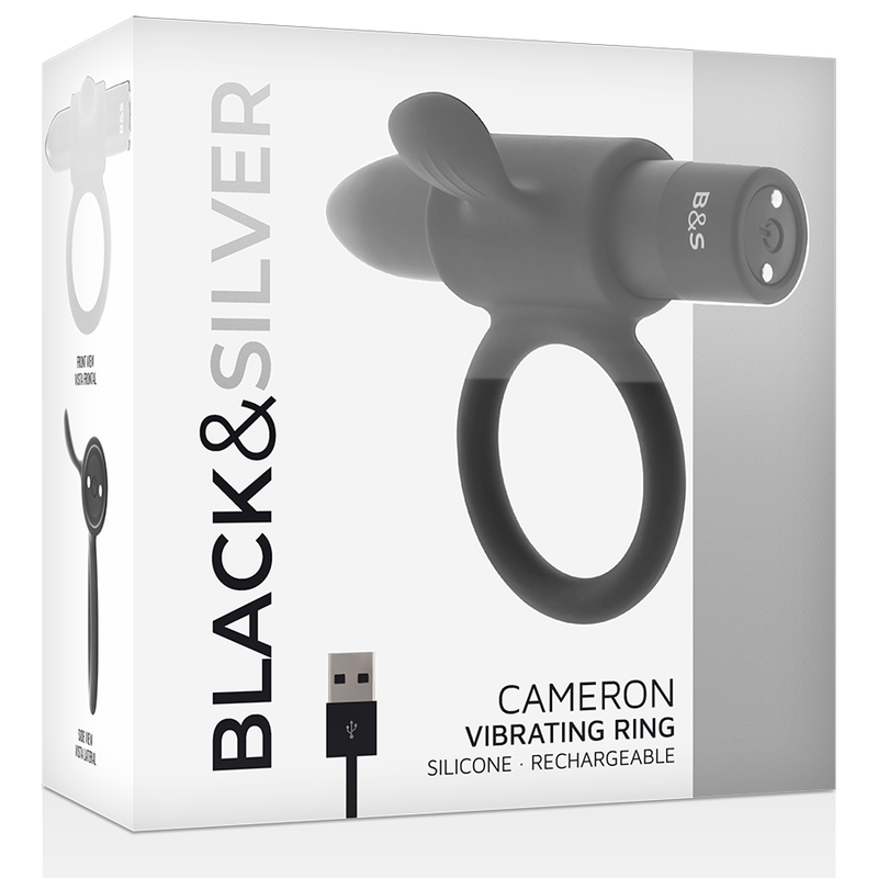 BLACK&SILVER - CAMERON BAGUE RECHARGEABLE NOIR
