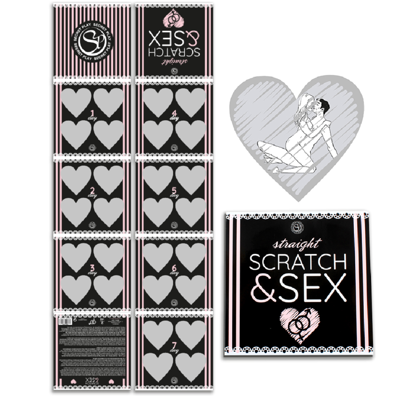 SECRETPLAY - JEU DE GRATTAGE ET SEXUEL POUR COUPLES HÉTÉROS (ES/EN/FR/PT/DE)