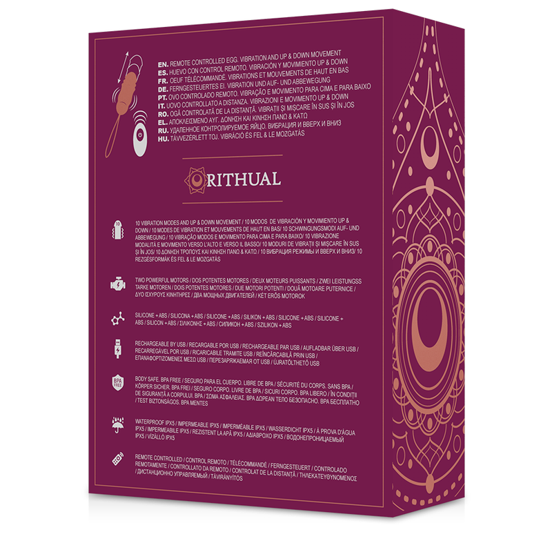 RITHUAL - SYSTÈME TÉLÉCOMMANDE HAUT&BAS + VIBRATION REVA EGG