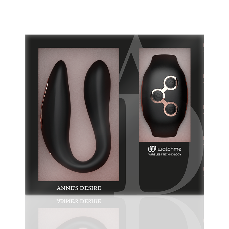 ANNE'S DESIRE - DUAL PLEASURE TECHNOLOGY A WATCHME NOIR/OR
