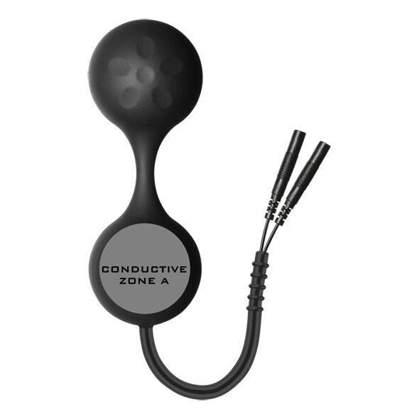 ELECTRASTIM - EXERCISEUR EN SILICONE NOIR EN FORME DE CÔNE LULA