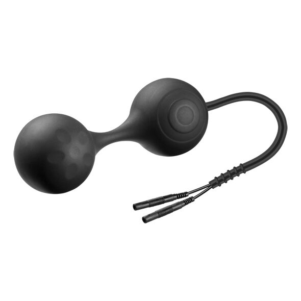 ELECTRASTIM - EXERCISEUR EN SILICONE NOIR EN FORME DE CÔNE LULA