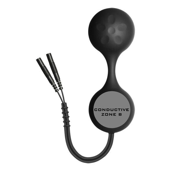 ELECTRASTIM - EXERCISEUR EN SILICONE NOIR EN FORME DE CÔNE LULA