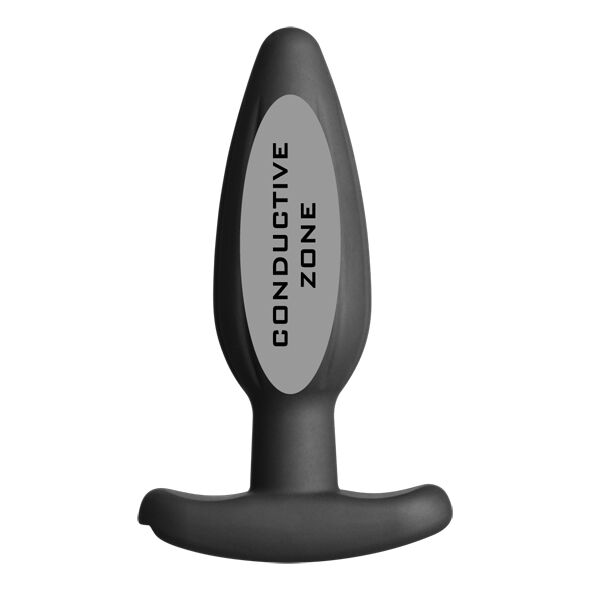 ELECTRASTIM - SILICONE NOIR ROCKER BUTT PLUG MOYEN