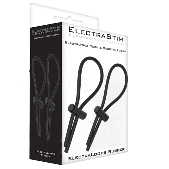ELECTRASTIM - ANNEAUX EN CAOUTCHOUC AJUSTABLES POUR PÉNIS ET TESTICULES