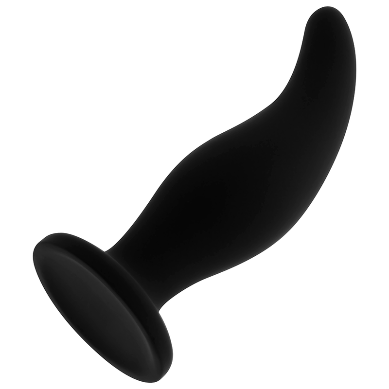 OHMAMA - Plug anal en silicone courbé pour point P 12 cm