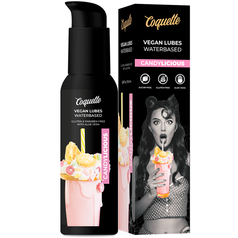 COQUETTE CHIC DESIRE - LUBRIFIANT VÉGÉTALIEN CANDYLICIOUS EXPÉRIENCE PREMIUM 100ML