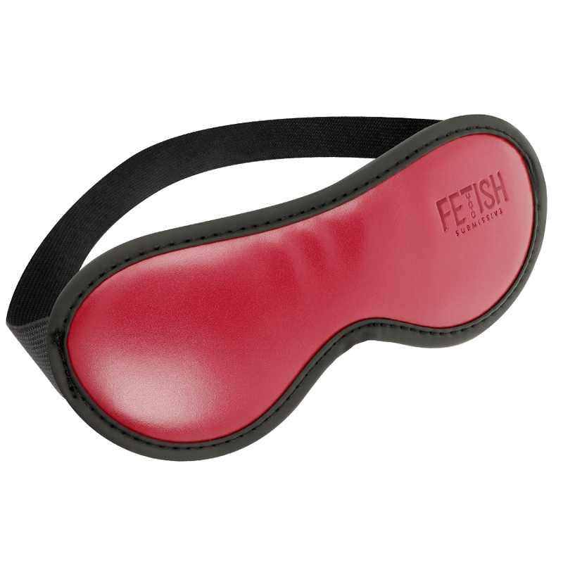 FETISH SOUMISSE DARK ROOM - MASQUE EN CUIR VÉGANE AVEC DOUBLURE EN NÉOPRÈNE