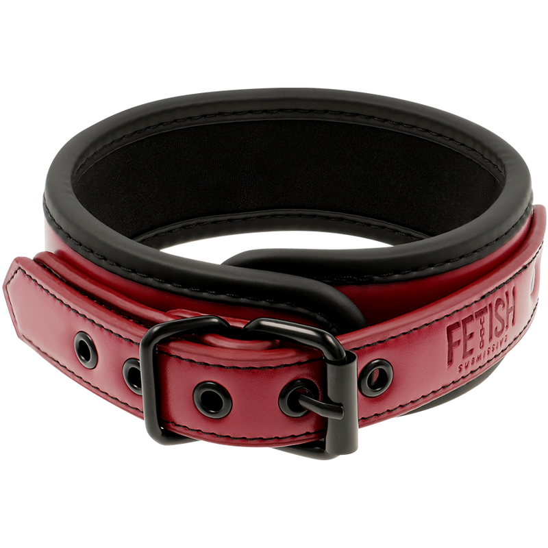 FETISH SOUMISSE DARK ROOM - COLLIER CHAÎNE AVEC DOUBLURE NÉOPRÈNE