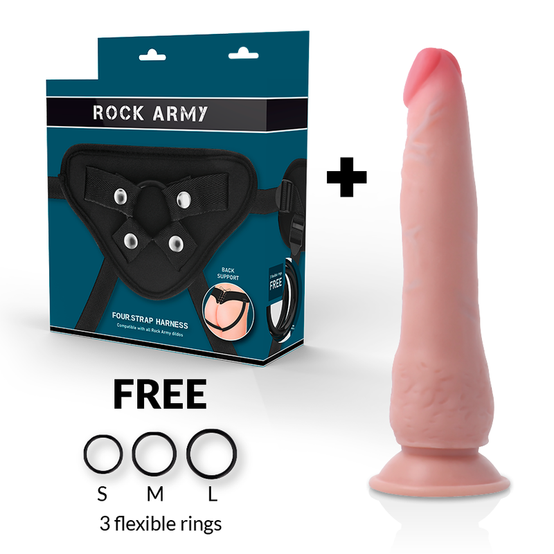 ROCKARMY - COURROIE + DOUBLE DENSITÉ CRUSADER 21,5 CM -O- 4,46 CM
