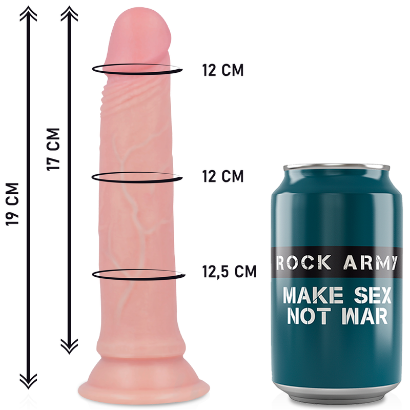 ROCKARMY - HARNAIS + GODEMICHET SILICONE LIQUIDE PREMIUM AVENGER 19 CM -O- 3.98 CM