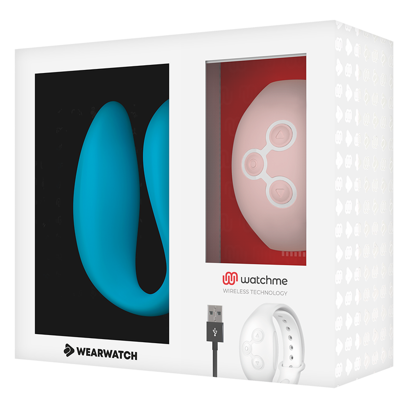 WEARWATCH - VIBREUR DOUBLE TECHNOLOGIE WATCHME INDIGO / ROSE