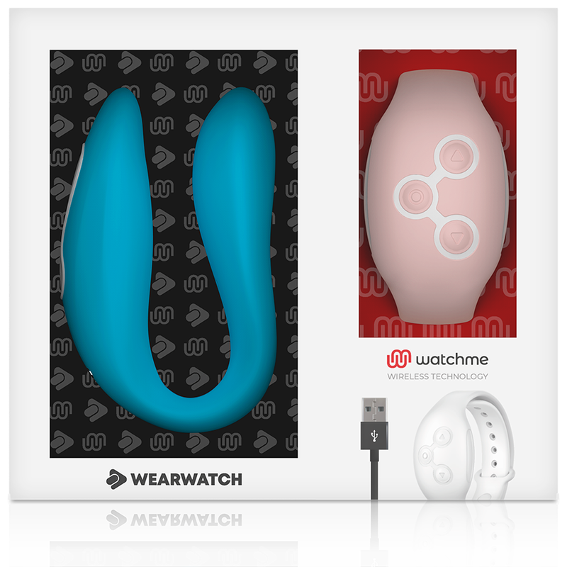 WEARWATCH - VIBREUR DOUBLE TECHNOLOGIE WATCHME INDIGO / ROSE