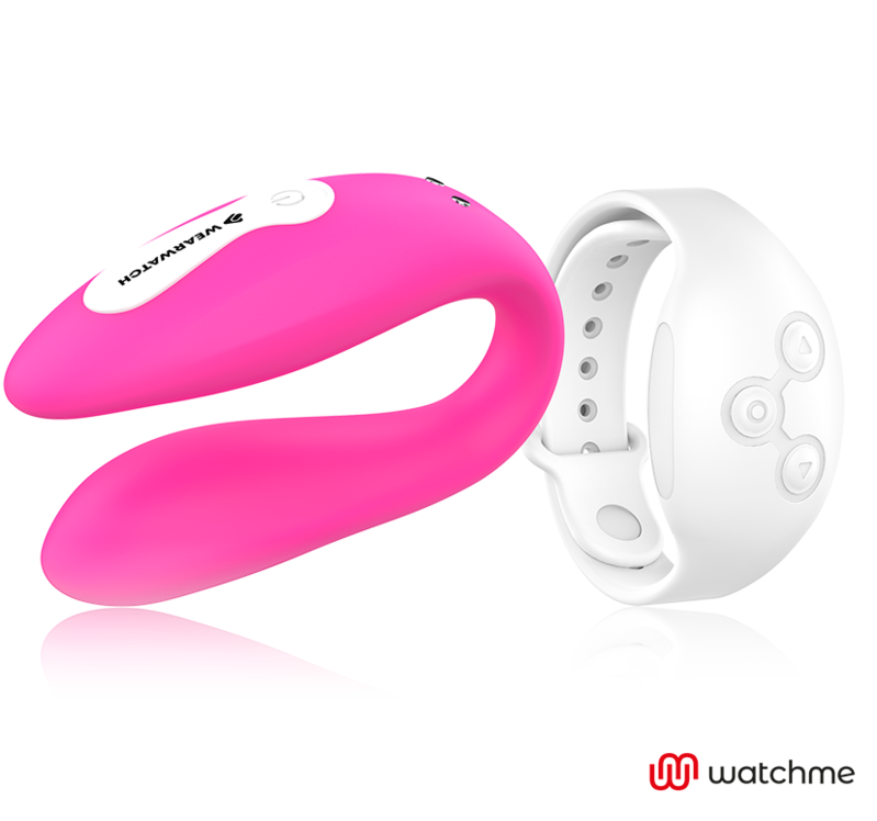 WEARWATCH - VIBREUR DOUBLE TECHNOLOGIE WATCHME FUCHSIA / NEIGE