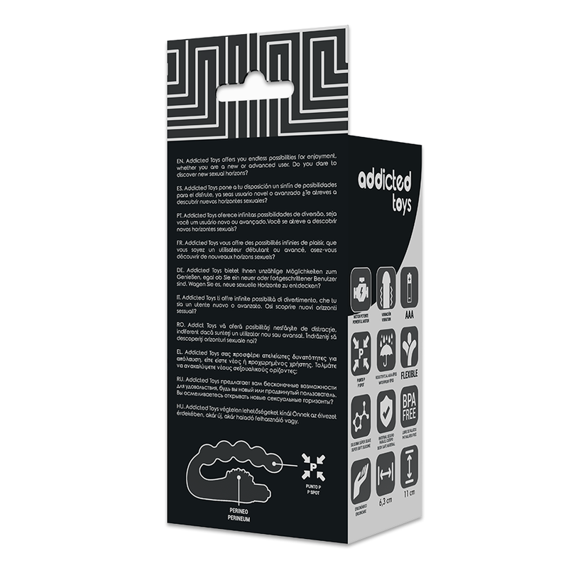 ADDICTED TOYS - MASSEUR ANAL PROSTATIK AVEC VIBRATION