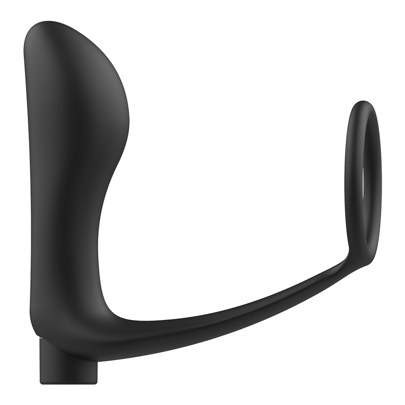 ADDICTED TOYS - ANNEAU PÉNIEN TÉLÉCOMMANDÉ PLUG ANAL NOIR RECHARGEABLE